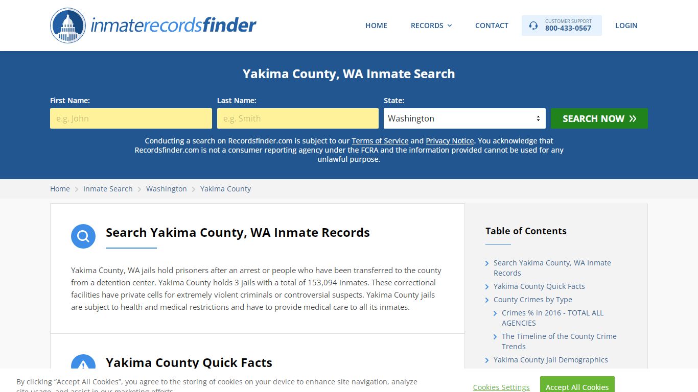 Yakima County, WA Inmate Lookup & Jail Records Online